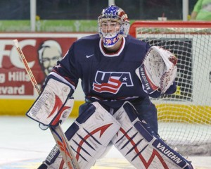 Jack Campbell became a hero in the World Junior Championships en route to Team USA's gold. (Prosportsaddicts.com)